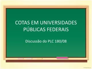 cotas em universidades p blicas federais