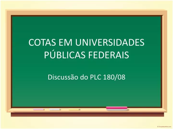 cotas em universidades p blicas federais