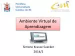 Ambiente Virtual de Aprendizagem - slide 1