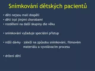 sn mkov n d tsk ch pacient