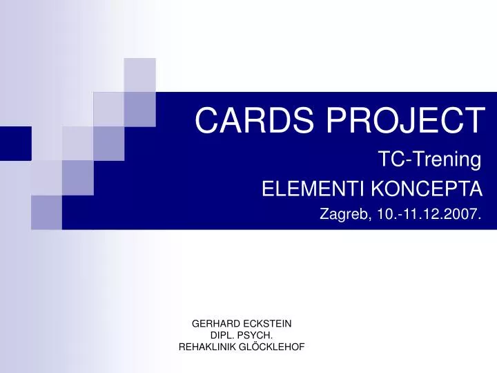 cards project