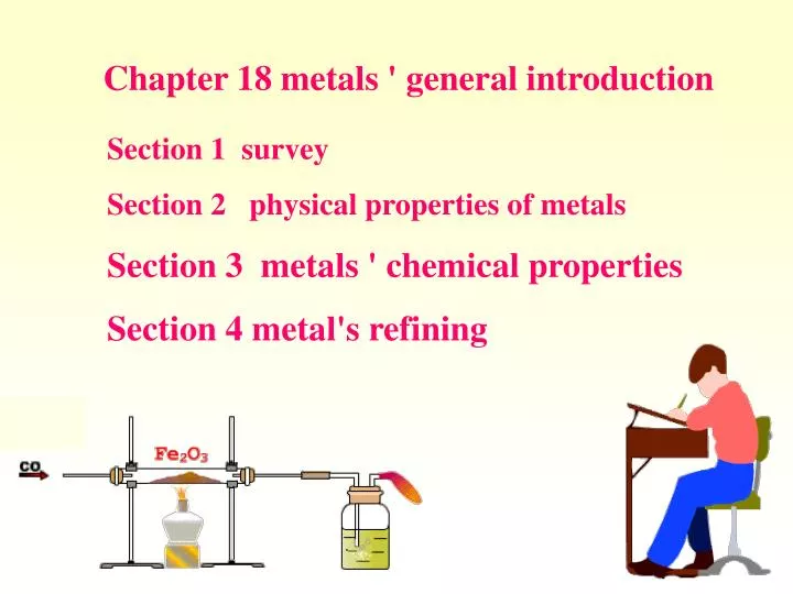 chapter 18 metals general introduction