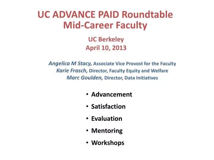 uc advance paid roundtable mid career faculty