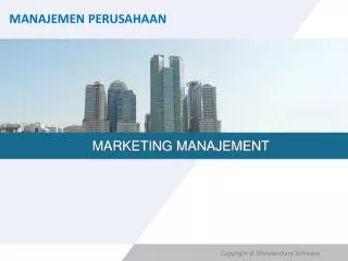 marketing manajement