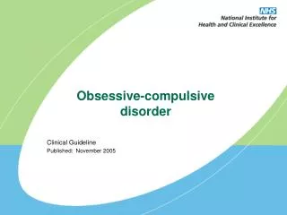 Obsessive-compulsive disorder