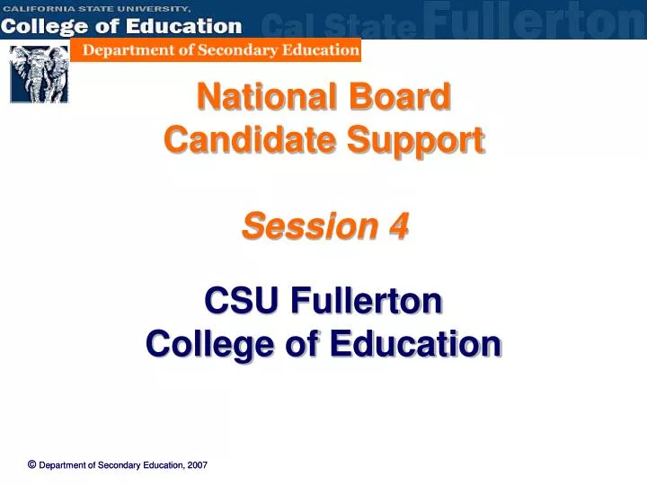 national board candidate support session 4