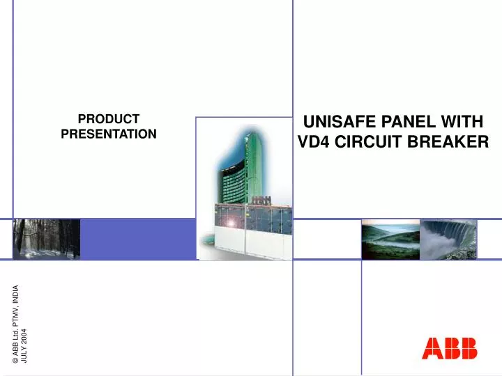 unisafe panel with vd4 circuit breaker