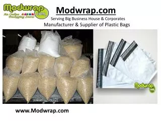 Security Tamper Evident Courier Bags by Modwrap.com.