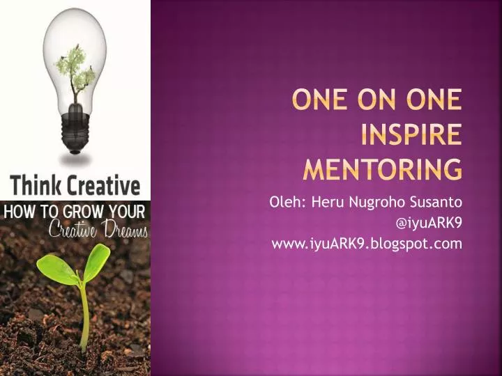 one on one inspire mentoring