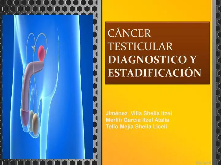 c ncer testicular diagnostico y estadificaci n