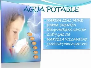 agua potable