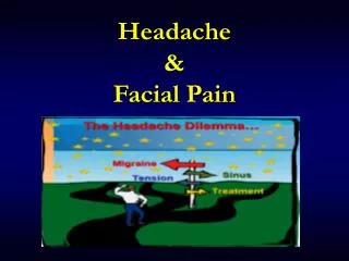 Headache &amp; Facial Pain