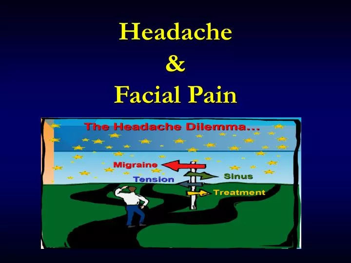 headache facial pain