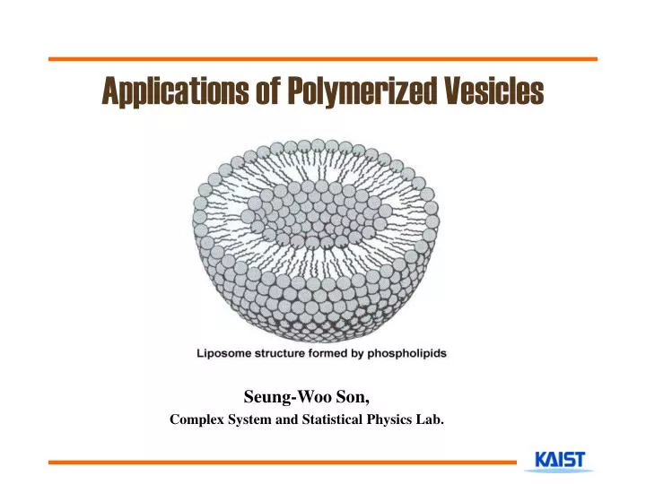 applications of polymerized vesicles