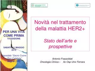novit nel trattamento della malattia her2 stato dell arte e prospettive
