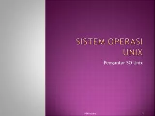 sistem operasi unix