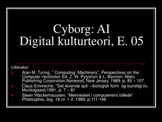 cyborg ai digital kulturteori e 05