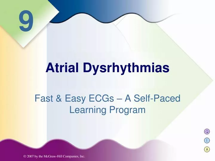 atrial dysrhythmias