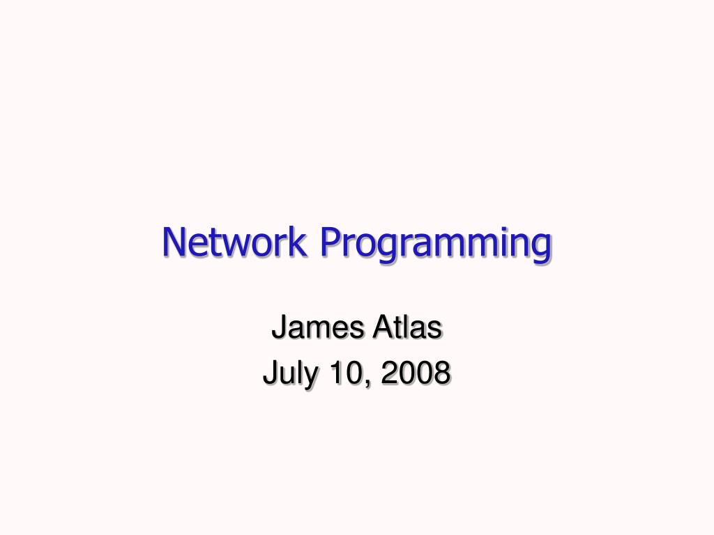 PPT - Network Programming PowerPoint Presentation, free download - ID ...