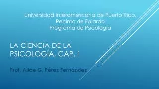 la ciencia de la psicolog a cap 1