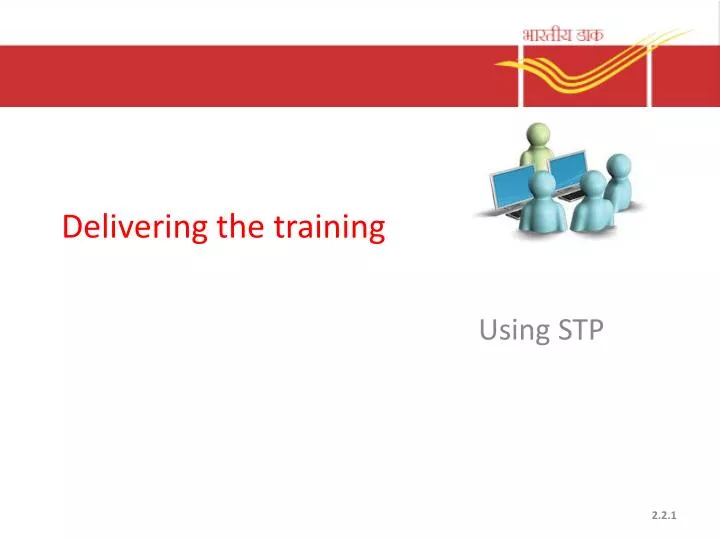 delivering the training