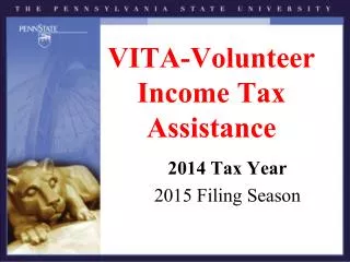 VITA-Volunteer Income Tax Assistance