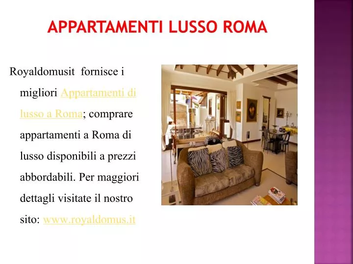 appartamenti lusso roma