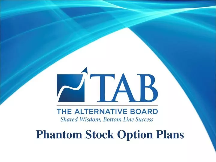 phantom stock option plans