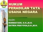 HUKUM PERADILAN TATA USAHA NEGARA - slide 1