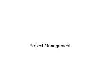 Project Management