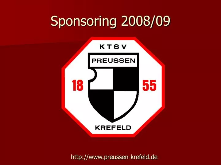 sponsoring 2008 09