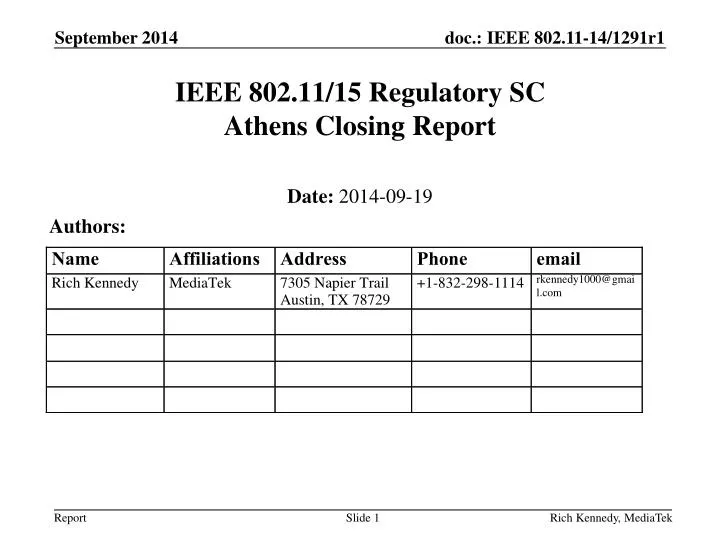 ieee 802 11 15 regulatory sc athens closing report