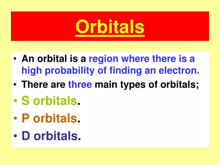 orbitals