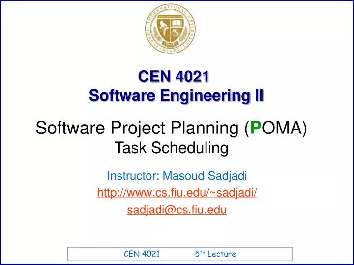 cen 4021 software engineering ii