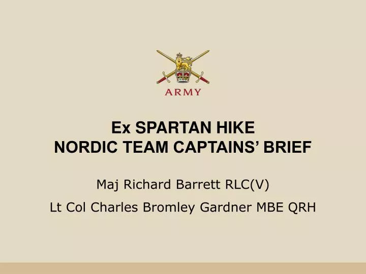 ex spartan hike nordic team captains brief