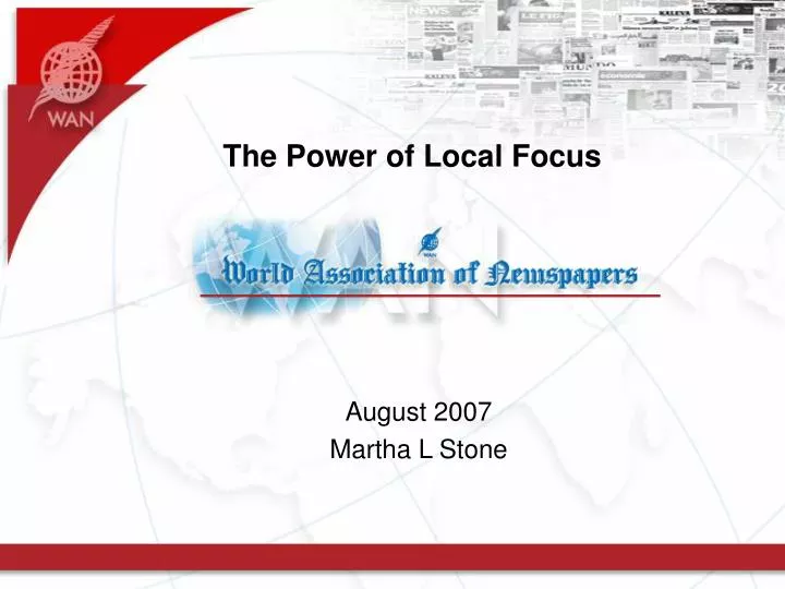 the power of local focus