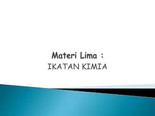materi lima