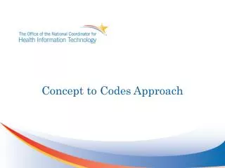 Concept to Codes Approach