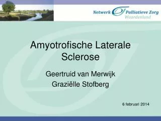 amyotrofische laterale sclerose