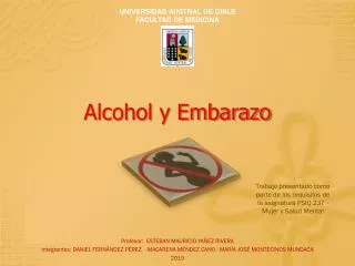 alcohol y embarazo