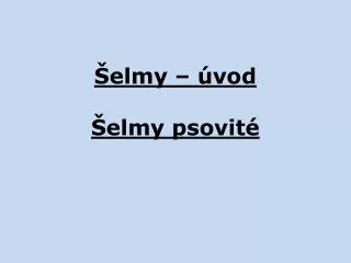 elmy vod elmy psovit