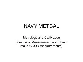 NAVY METCAL