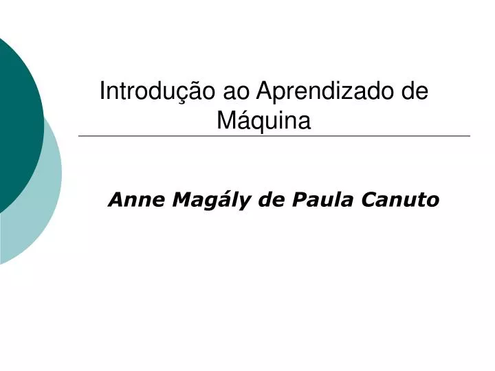 introdu o ao aprendizado de m quina