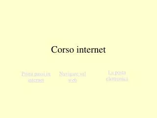 corso internet