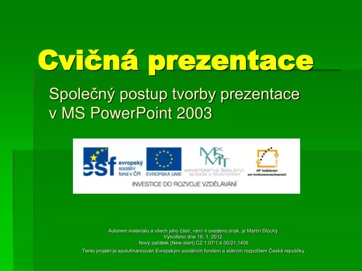 cvi n prezentace