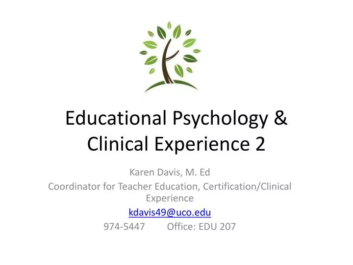 educational psychology clinical experience 2