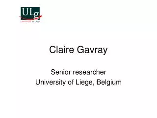 Claire Gavray