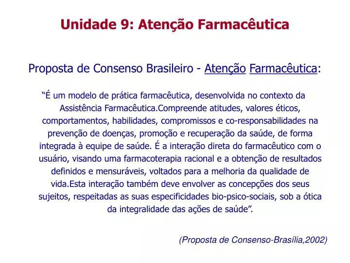 proposta de consenso brasileiro aten o farmac utica