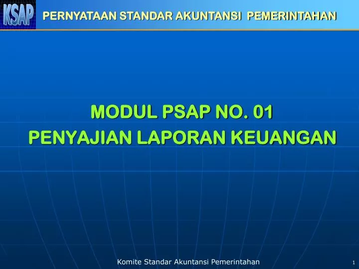 modul psap no 01 penyajian laporan keuangan