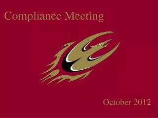 Compliance Meeting